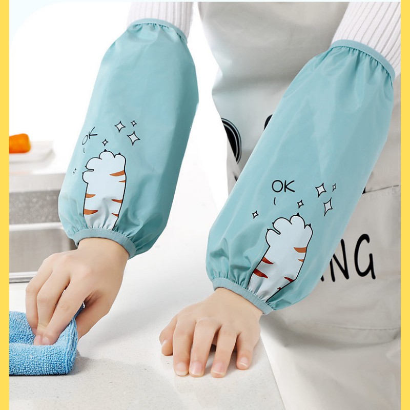 Ống tay áo chống thấm nước- Găng tay dài chống bụi bẩn tiện dụng cho nhà bếp