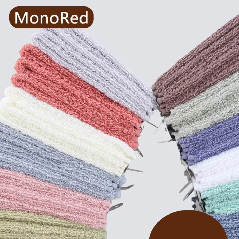 khăn lau mặt dệt bông mền công nghệ Nano ( giao màu ngẩu nhiên 34x34cm )