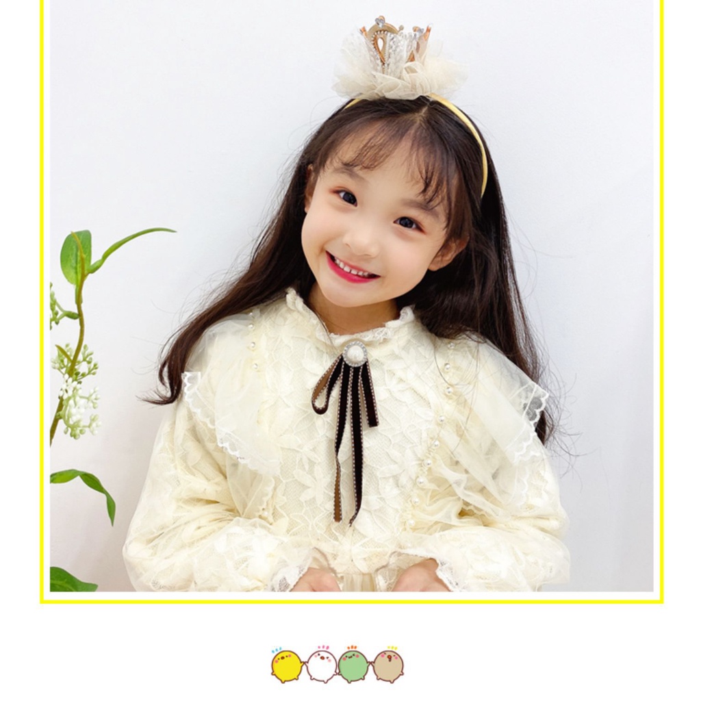 Cài Tóc Hình Vương Miện Xinh Xắn Dành Cho Bé Gái