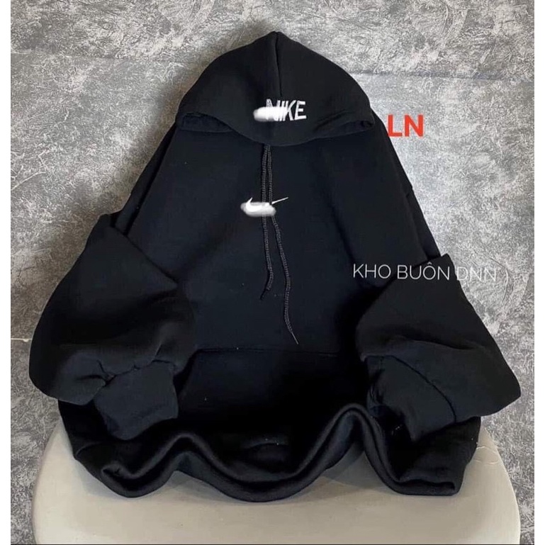 Áo hoodie in chữ mũ và ngực