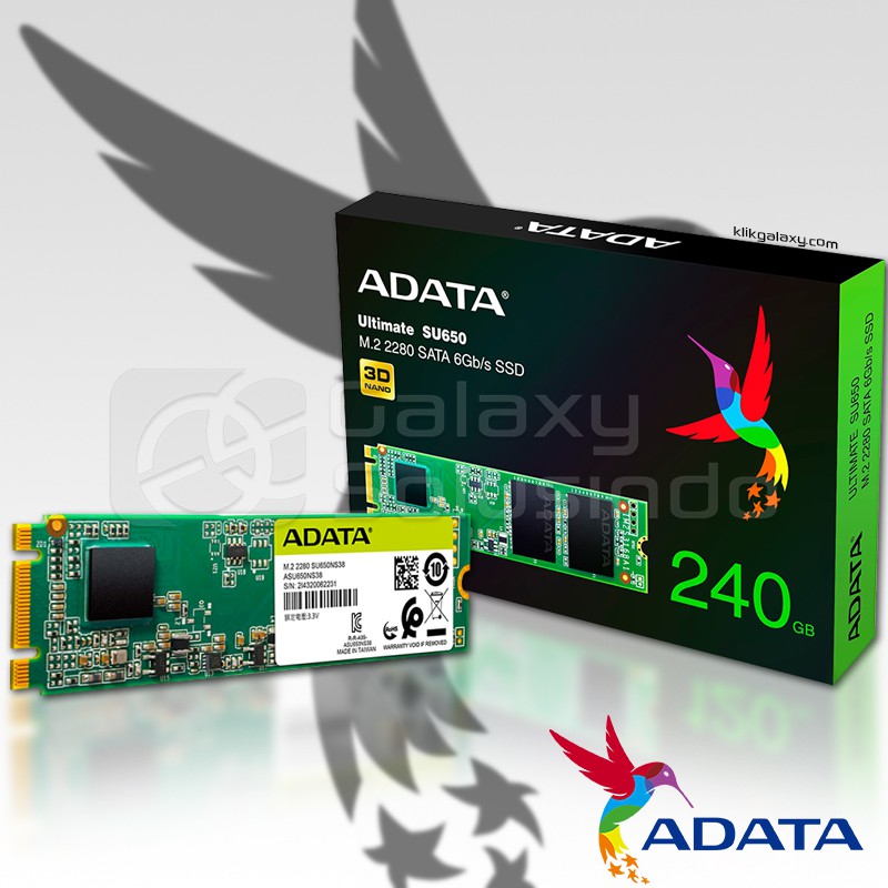 Thẻ Nhớ Ssd Adata Ultimate Su650 M.2 M2 2280 Sata 120gb