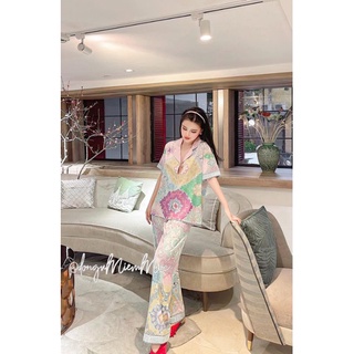 Set pijama họa tiết nhiều mẫu lụa mango