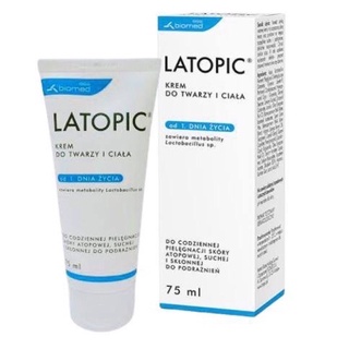 Latopic - Kem Dưỡng Ẩm Giảm Kích Ứng, Làm Dịu Da - 75ml