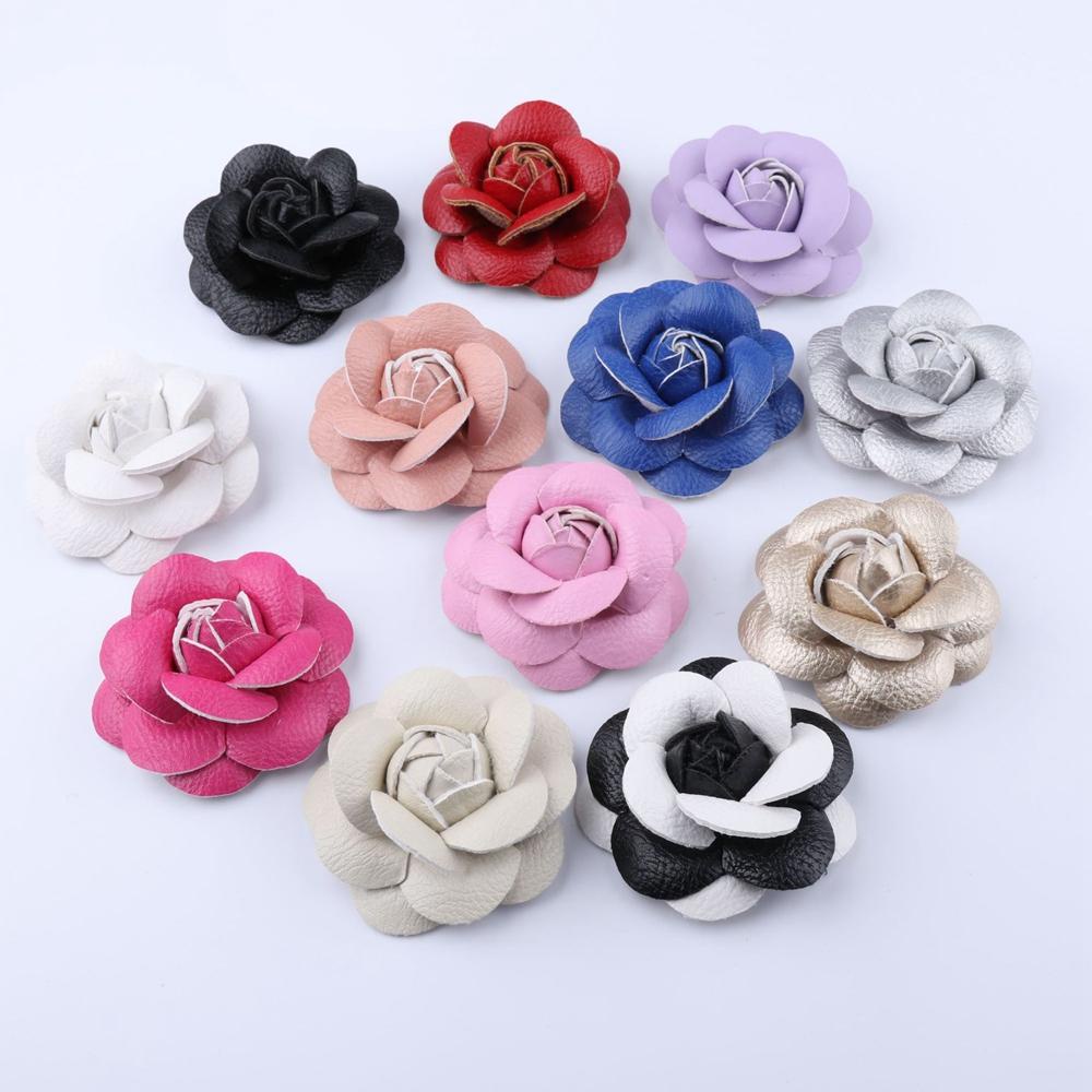Trâm Cài Áo Hình Hoa Trà Handmade Thời Trang Hàn Quốc