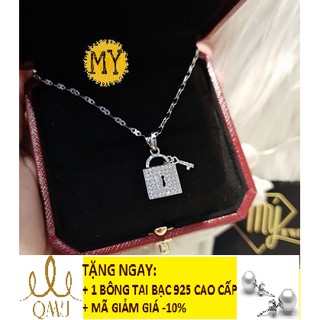 Vòng cổ nữ 💖FREESHIP Giảm 20K Khi Nhập [ DAYC20KM]- Dây chuyền ổ khoá cao cấp bạc 925 cao cấp, bạc chuẩn 100%