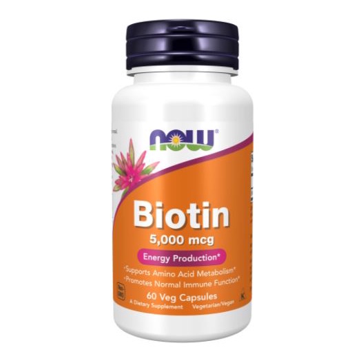 Viên Uống Now Biotin Hỗ Trợ Mọc Tóc Đẹp Tóc - Từ Mỹ  - 100% Authentic