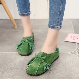 Giày Lười Da Mềm Cho Nữ