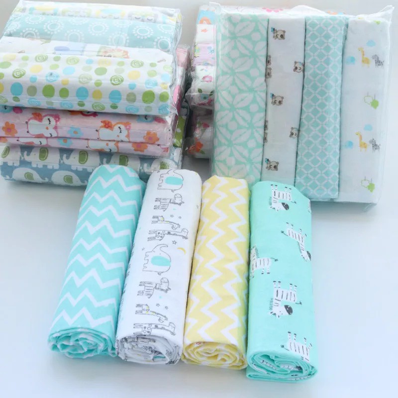 Khăn quấn em bé sơ sinh cotton , quấn , lao , đắp đa năng, hình chọn ngẫu nhiên
