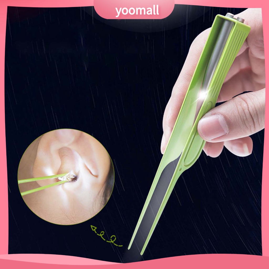 [Hàng mới về] Dụng cụ lấy ráy tai làm sạch sâu có đèn chiếu khối lượng nhẹ đảm bảo an toàn cho trẻ em