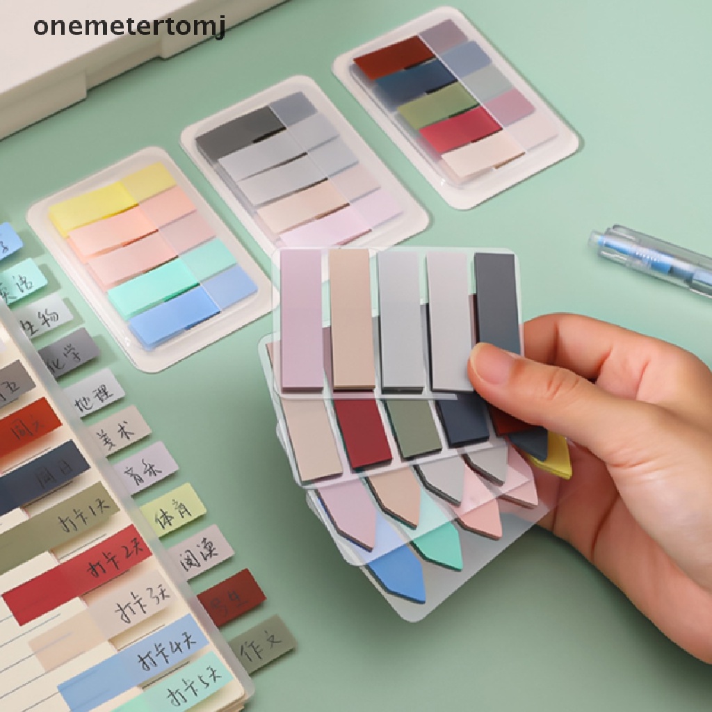 Bộ 100 Tờ Giấy Ghi Chú Nhiều Màu Sắc Phong Cách Vintage