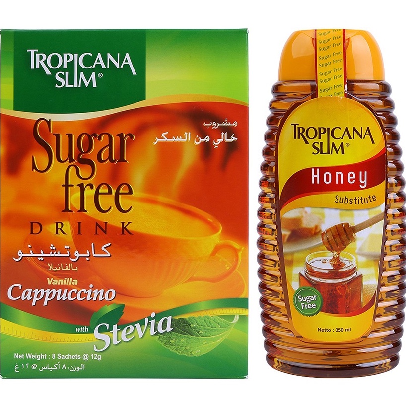 CÀ PHÊ KHÔNG ĐƯỜNG TROPICANA SLIM CAPPUCHINO SUGAR FREE