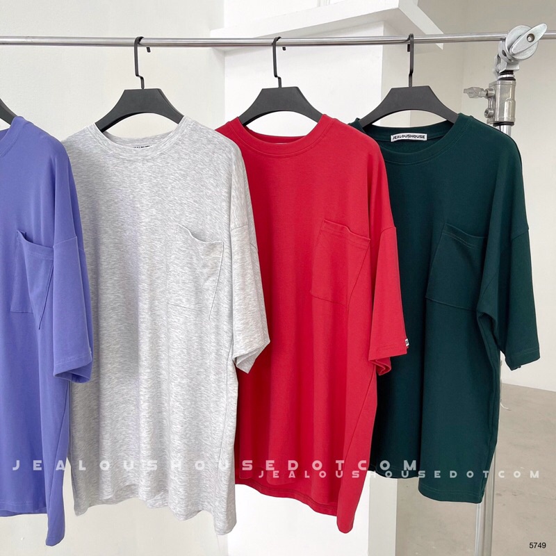 Áo thun unisex, áo phông đôi logo crom basic ss01 Jealous Product 5749