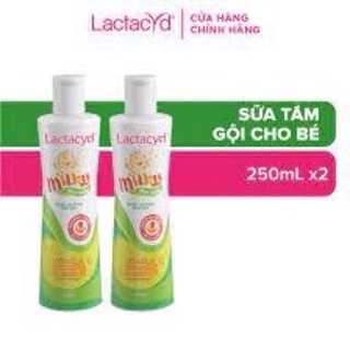 Sữa tắm bé lactacyd milky
