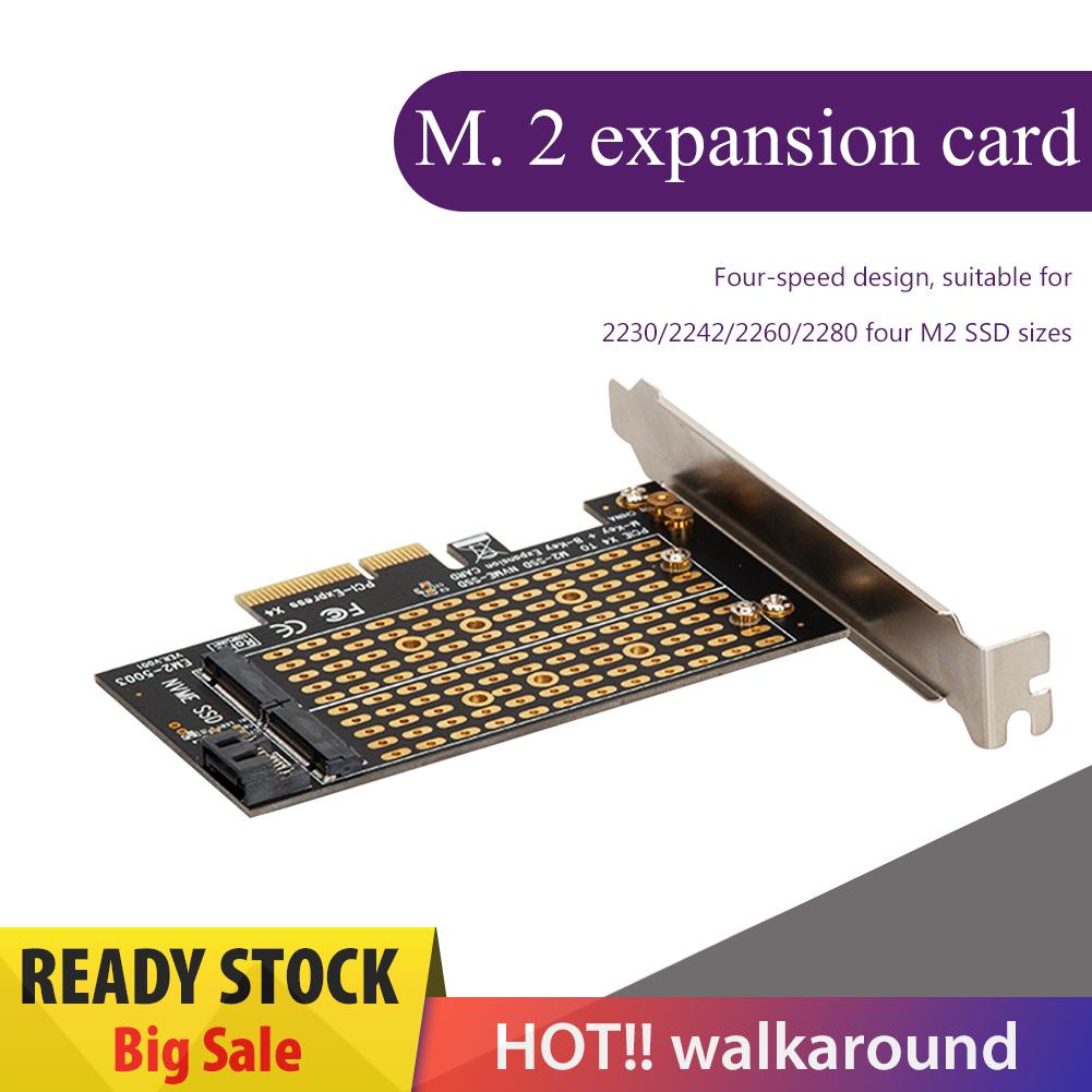 Bộ Chuyển Đổi Pcie NVMe SATA M.2 Sang PCI-Express 3.0 X4 Cho B Key M Key M2 SSD