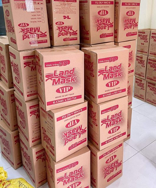 [Mã FAMAYFA2 giảm 10K đơn 50K] 🇻🇳 Khẩu trang đen Land Mask gói 6 cái. Hàng xuất khẩu | BigBuy360 - bigbuy360.vn