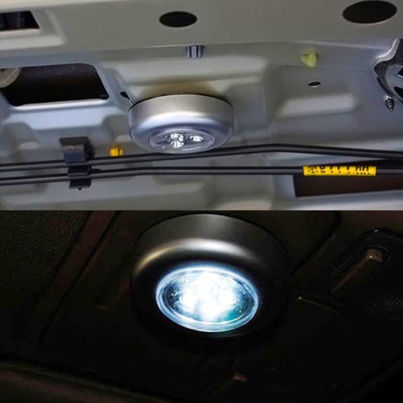 Đèn LED Mini Không Dây Cảm Ứng Gắn Tường/Tủ Chén/Tủ/Xe Hơi ánh sáng tâm trạng