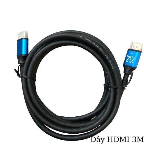 Dây Cáp HDMI G-Net Loại Tròn 1,5m, 3m, 5m,  tivi, chơi game, máy chiếu, chuẩn full HD, HDMI 2.0