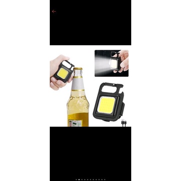 Đèn móc khoá mini COB 800 lumen siêu sáng, edc nhỏ gọn hỗ trợ cắm trại, du lịch, dự phòng