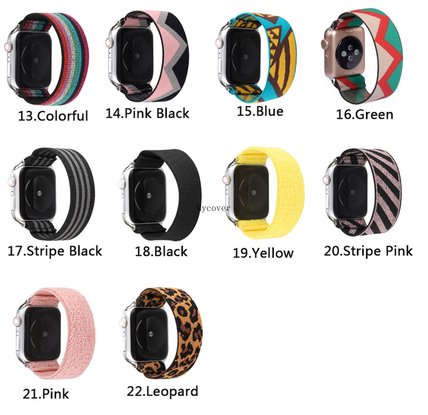 Dây Đeo Nylon Cho Đồng Hồ Thông Minh Apple Watch 38mm 40mm 42mm 44mm Iwatch Series 6 SE 5 4 3 2 1 Band