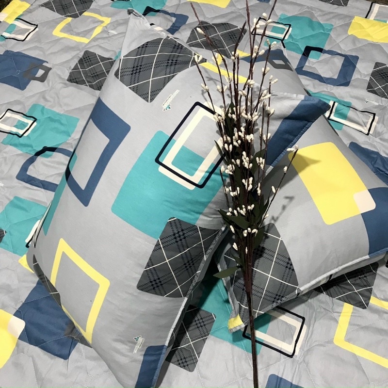 Drap Thắng Lợi, ga giường chính hãng cotton 100% chất vải dày dặn, thấm hút mồ hôi mẫu LẬP THỂ