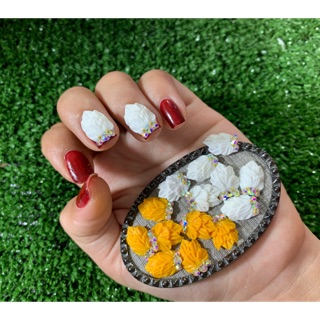 Hoa bột nữa ôm móng
