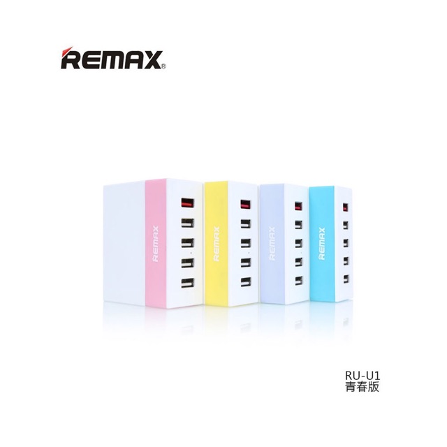 Củ sạc 5 cổng USB chính hãng Remax RU-U1