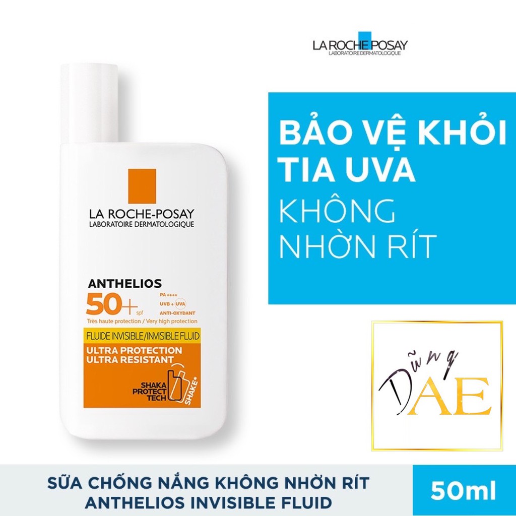 La Roche Posay Anthelios Invisible Fluid SPF 50+ Kem Chống Nắng La Roche Posay dành cho da nhạy cảm 50ml 4.9