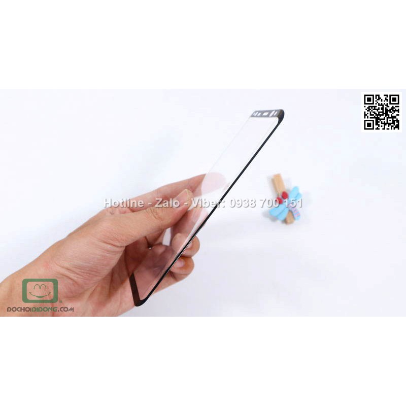 Miếng dán cường lực Samsung Galaxy S8 Plus Nillkin 3D CP+ Max full màn hình 9H