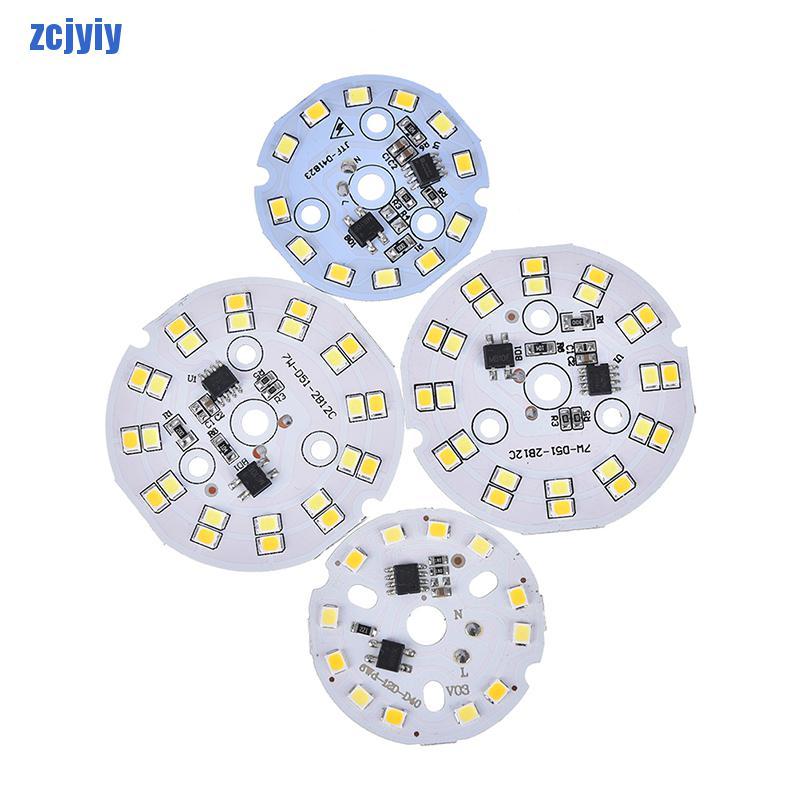 zcjyiy 1pc dichroic 3/5/7/9w ac 220v 2835 smd light board led lamp panel for ceiling YRU