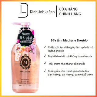 Sữa tắm Macherie shesido 450ml Nhật Bản