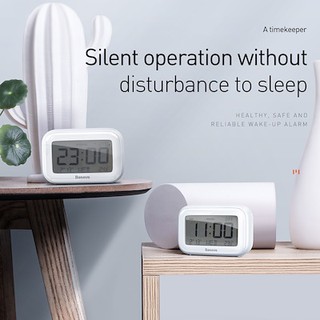 Đồng hồ báo thức điện tử kỹ thuật số Baseus Subai LED