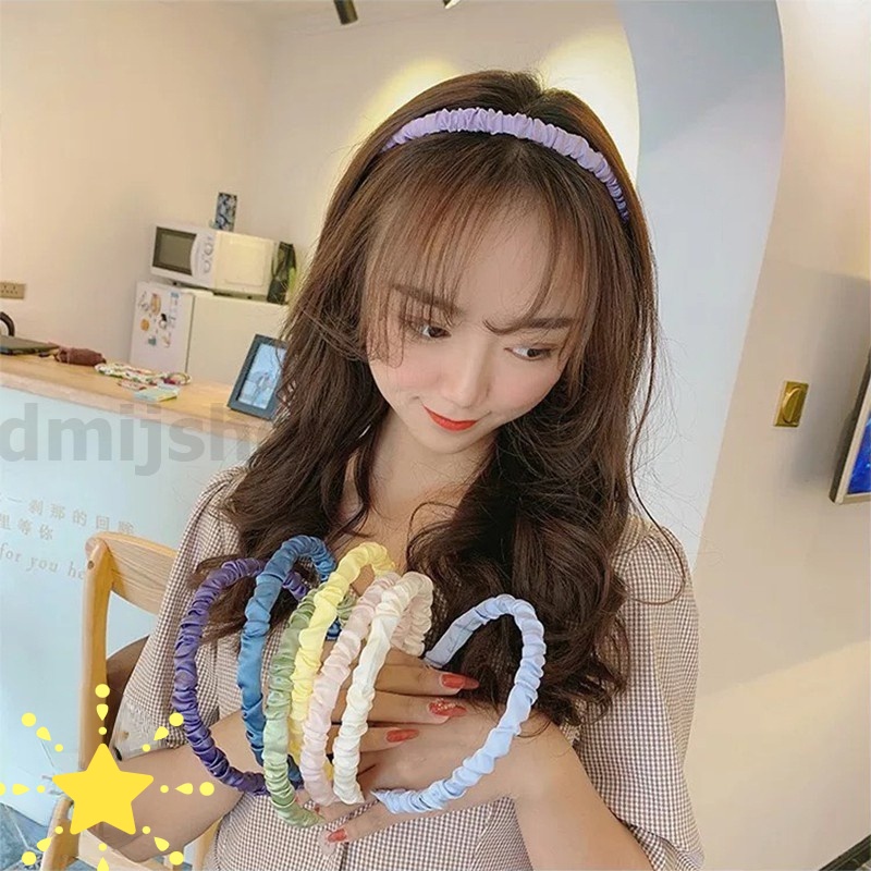 Băng Đô Cài Tóc Bằng Vải Xinh Xắn Chống Trượt Thời Trang