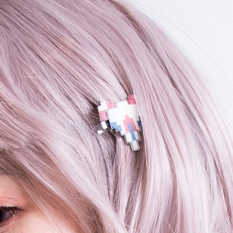 flowersqueen Hàng có sẵn Kẹp tóc hình máy bay Danganronpa vui nhộn