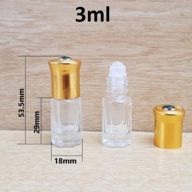 Lọ Chiết Nước Hoa ❤ SIÊU RẺ ❤ [3ml,6ml] Vỏ Lọ chiết nước hoa Dubai bi lăn Ruby rỗng, phụ kiện du lịch