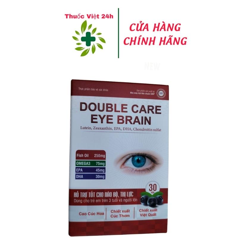 Double Care Eye Brain bổ sung dưỡng chất cho não bộ và mắt (Hộp 30 viên) - ThuocViet24h