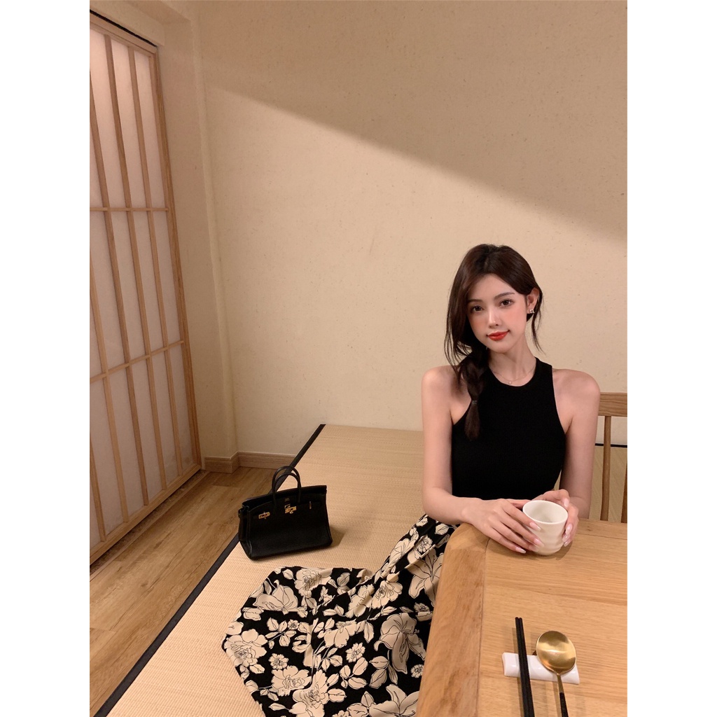 Áo Dệt Kim Không Tay Dáng Ôm Thời Trang Mùa Hè Cho Nữ