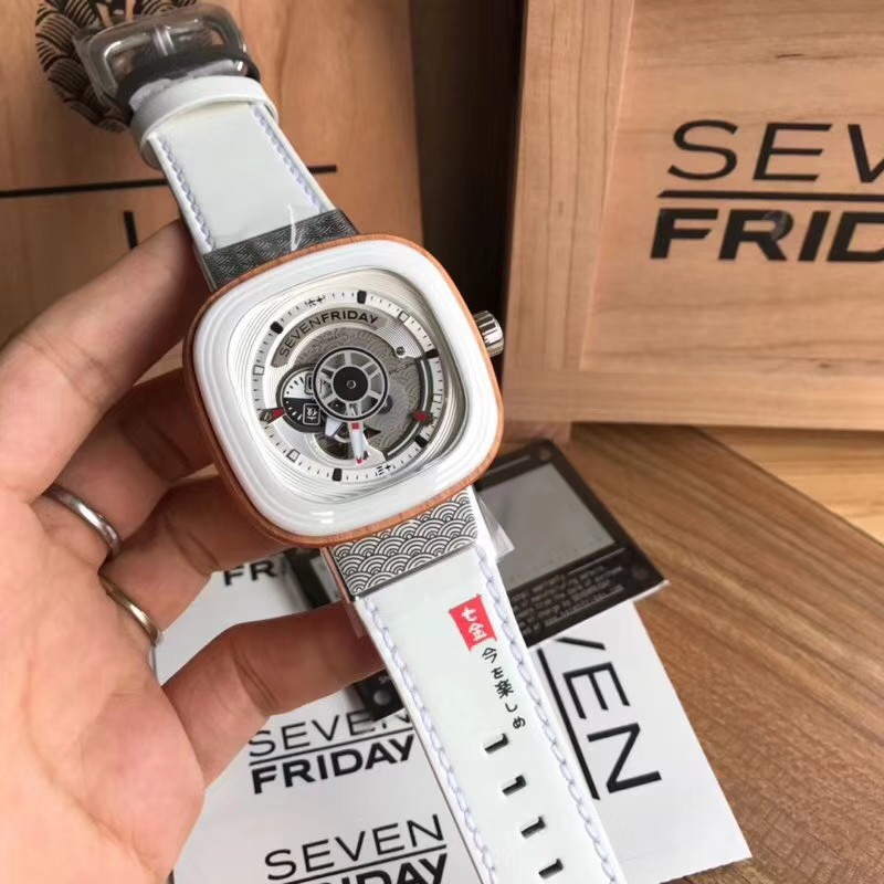 Đồng Hồ Nam  - Automatic - Hộp Gỗ, Sách, Thẻ Bảo Hành, Khăn, Dây Cao Su Cao Cấp Tặng Kèm