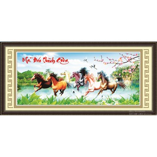 Tranh đính đá Mã Đáo Thành Công 77577 <chưa đính>
