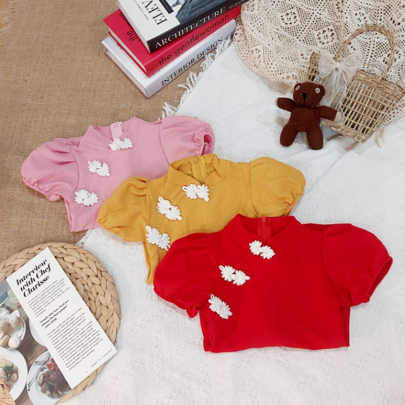 (8-30kg) Set sườn xám xinh cho bé diện đi chơi TB108 TN109 - váy cho bé gái xinh xắn