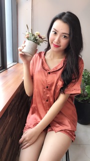 Bộ đồ ngủ Lụa Satin VNXK
