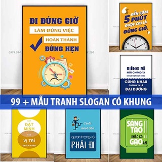 Tranh canvas tạo động lực trang trí văn phòng tranh khẩu hiệu vĩ nhân treo tường công ty doanh nghiệp nhiều mẫu có khung