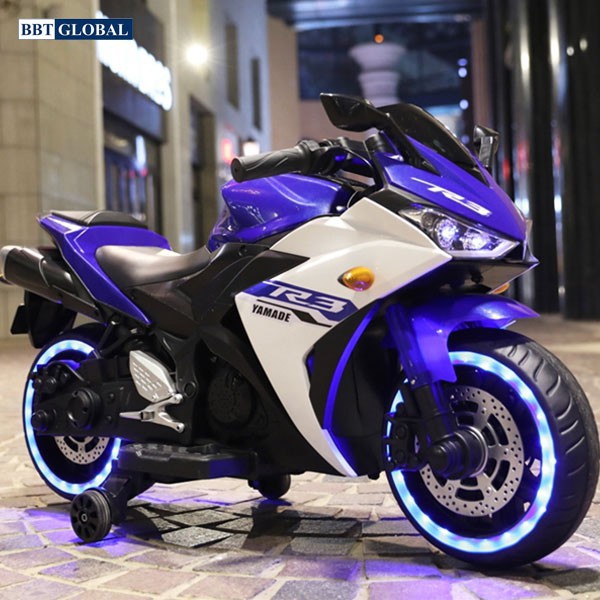 Xe máy điện moto 3 bánh R3 siêu thể thao đồ chơi cho bé tự lái - BÁN GÓP TẠI Q7