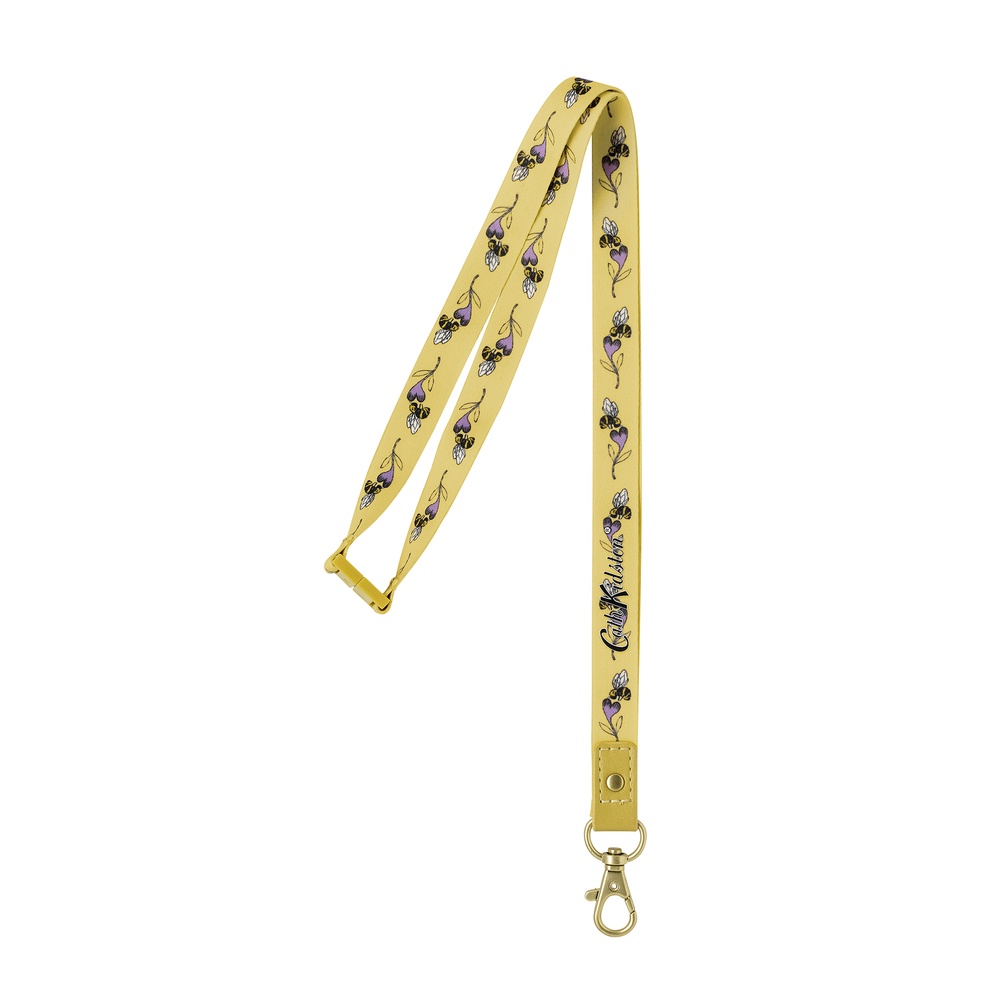 Cath Kidston - Dây đeo/Lanyard - Bee &amp; Heart Lanyard - Yellow -1042801