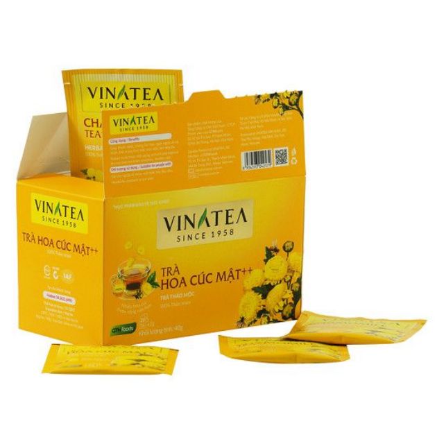 Trà hoa cúc mật ong Vinatea hộp 40g