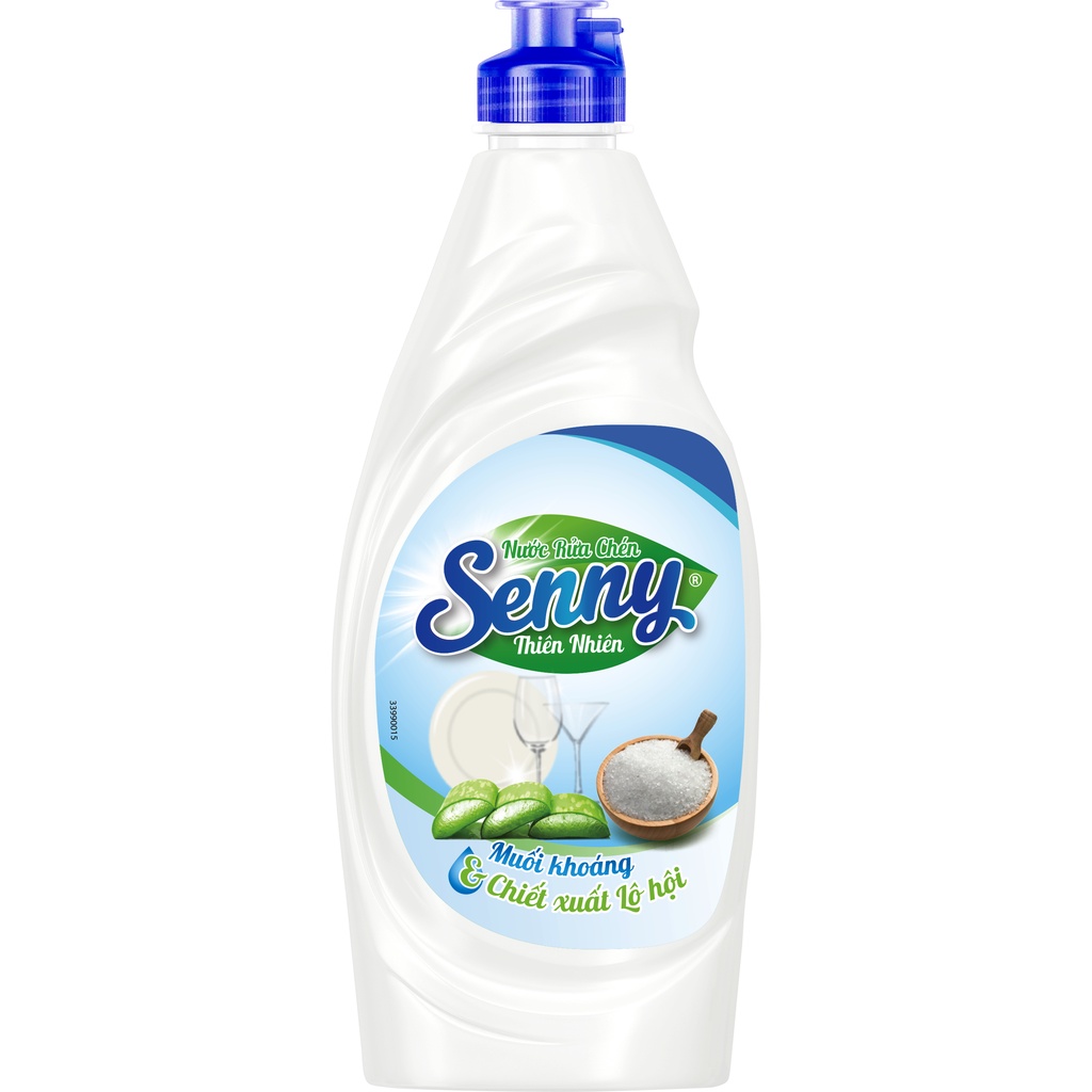 NƯỚC RỬA CHÉN SENNY 750g MUỐI KHOÁNG LÔ HỘI, HƯƠNG QUẾ