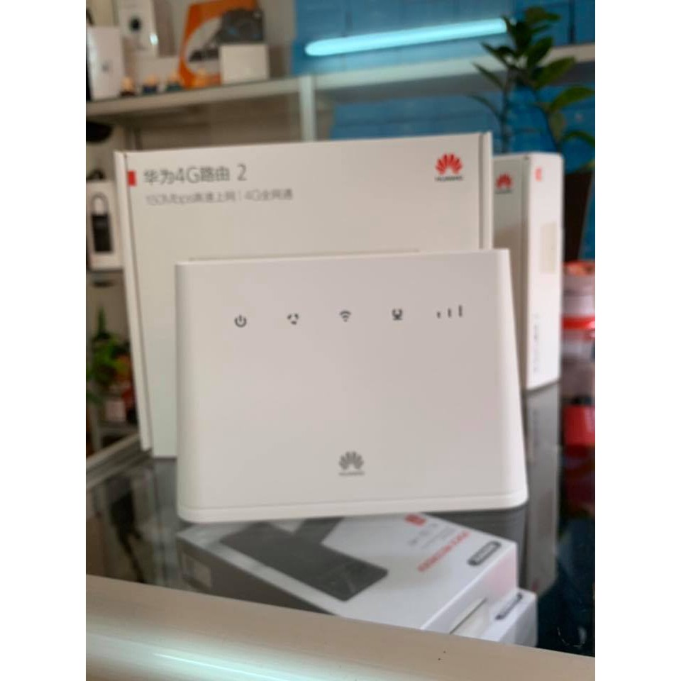 Bộ Router Phát WiFi 3G.4G Từ Sim Huawei B311As dành cho xe khách 32 user có WAN.LAN Kèm Anten