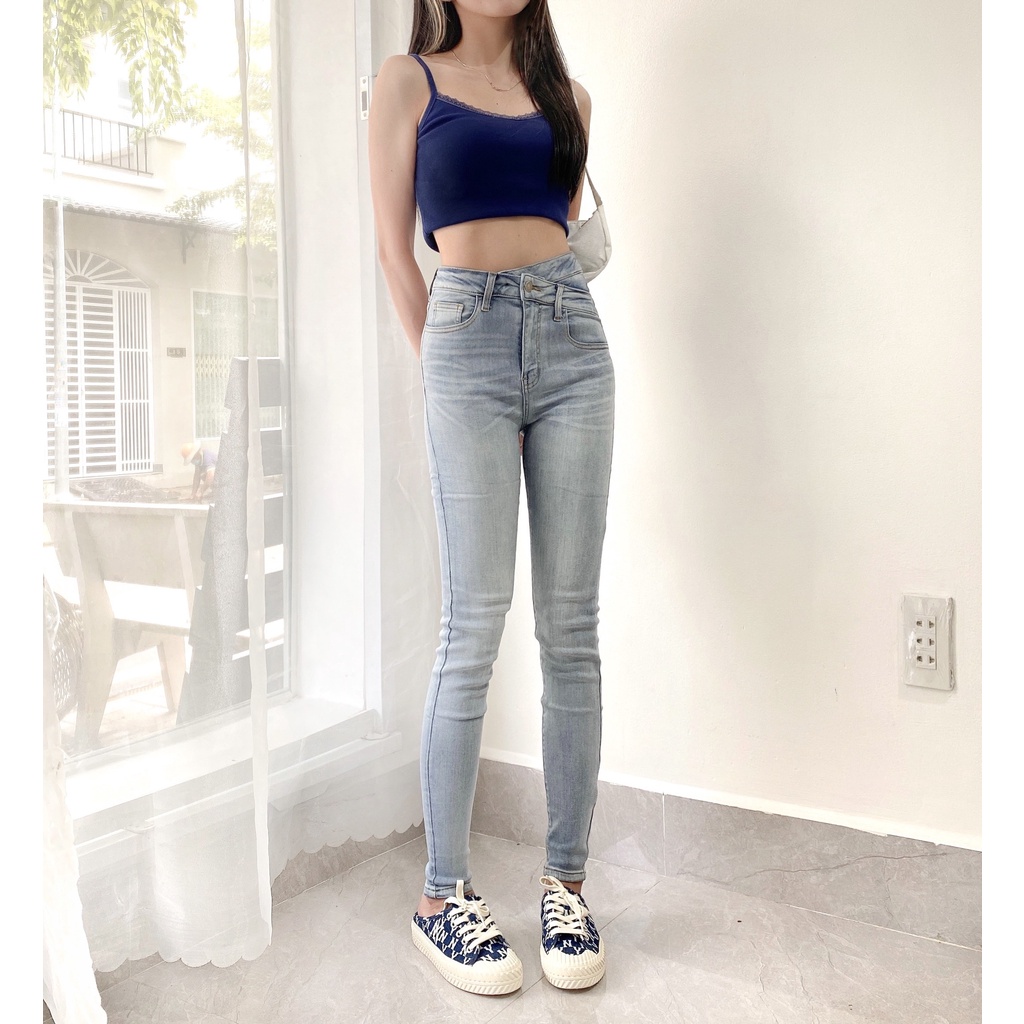 Quần Skinny lệch lưng 20decemberjeans mã 1089 | BigBuy360 - bigbuy360.vn