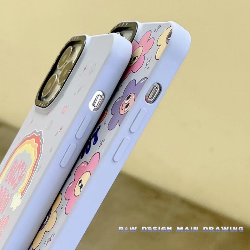 Ốp Điện Thoại Silicon Mềm Chống Sốc Màu Cầu Vồng Thời Trang Cho iPhone 13 12 11 Pro MAX 7Plus 8Plus IX XS MAX XR
