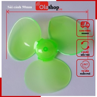 Cánh quạt 3 cánh đường kính 90mm trục 2mm