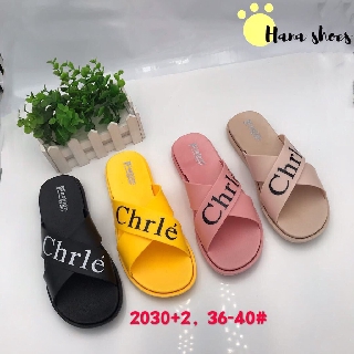 Dép lê nữ quai chéo siêu mềm êm chân hàng Qc cao cấp DL20